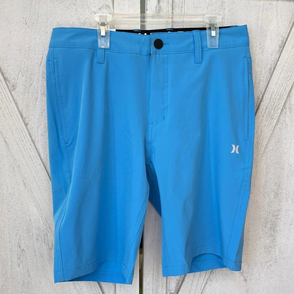 Hurley Shorts All Day Hybrid Quick Dry Stretch Blue Men's Size 30 - Picture 9 of 9